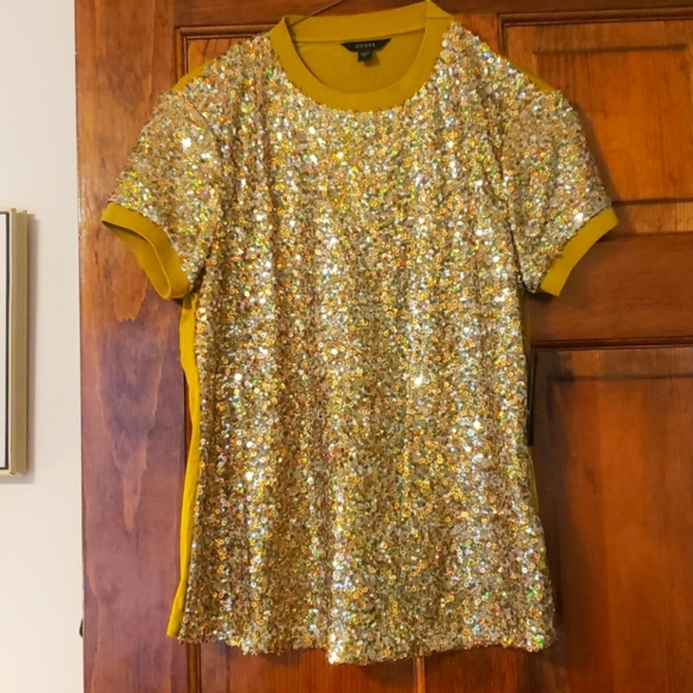Brand new Guess sequin top